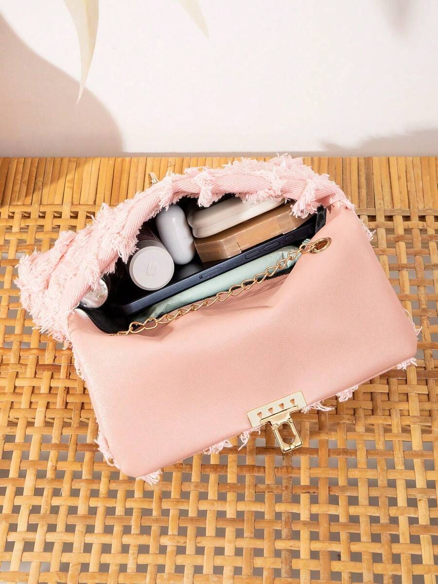 Chic European-Style Mini Square Shoulder Bag for Women, Versatile Crossbody Purse for Spring and Summer, Sweet and Elegant Everyday Fashion