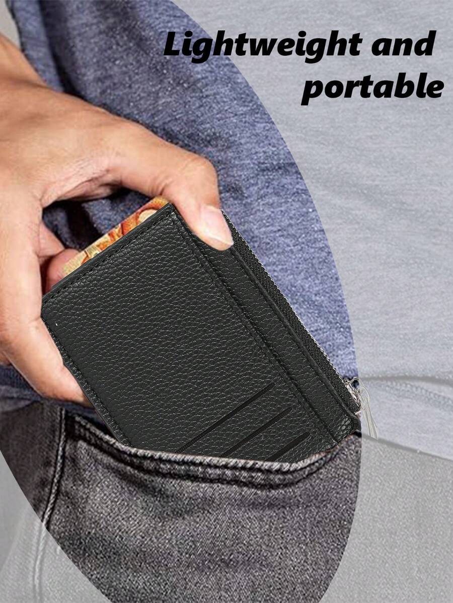 Elegant Slim Bifold Wallet for Women with 6 Card Slots and Coin Pocket, Minimalist Design, Ideal Birthday or Anniversary Gift, Lightweight Everyday Purse