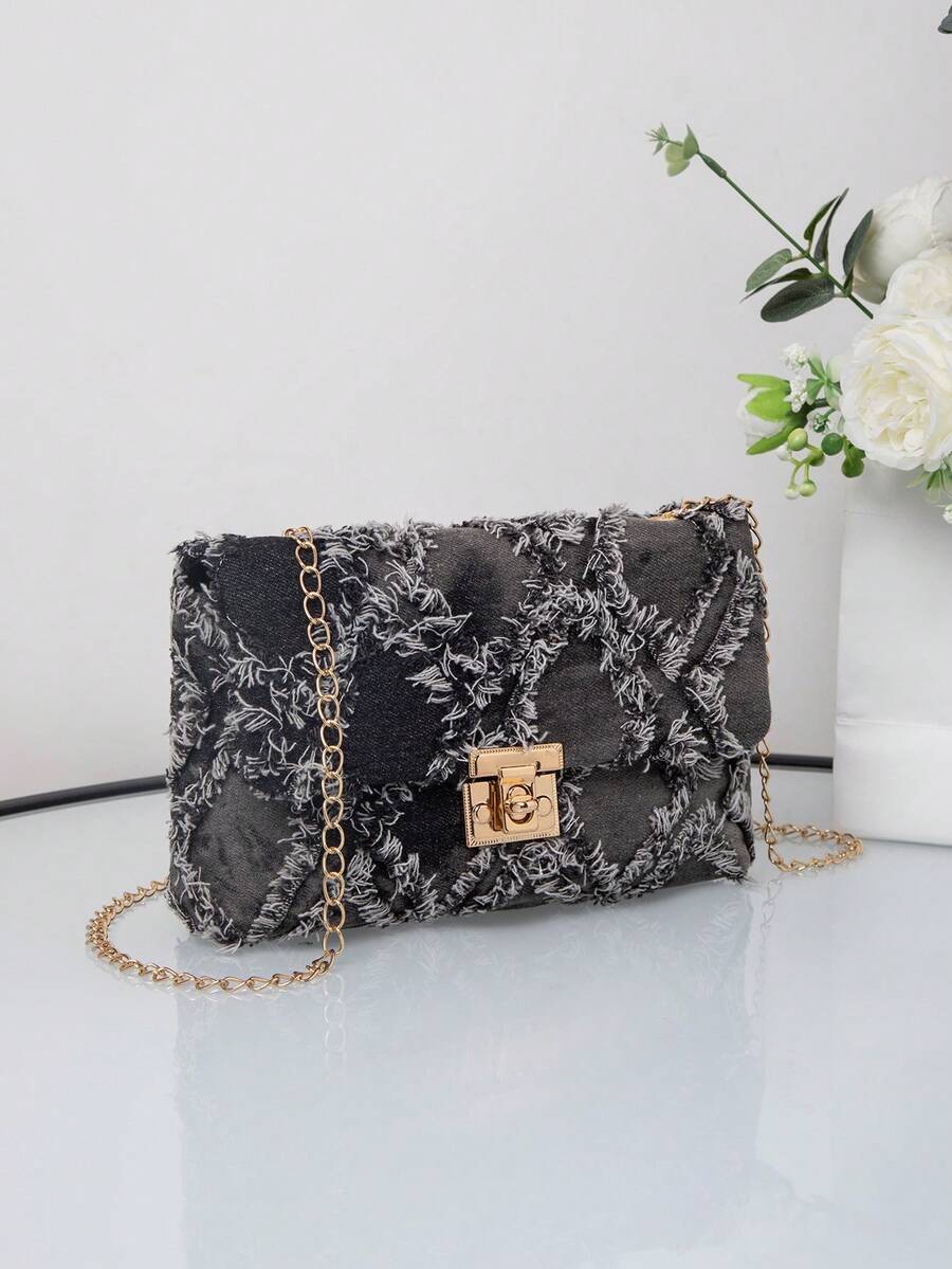 Chic European-Style Mini Square Shoulder Bag for Women, Versatile Crossbody Purse for Spring and Summer, Sweet and Elegant Everyday Fashion
