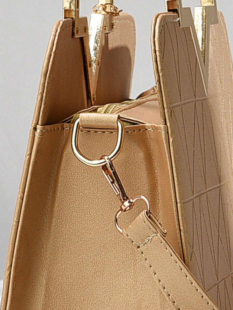 Elegant Large-Capacity Square Bag for Women, Versatile Handheld or Crossbody, Ideal Gift for Mothers, Office, Work or Business Use, Mommy Must-Have
