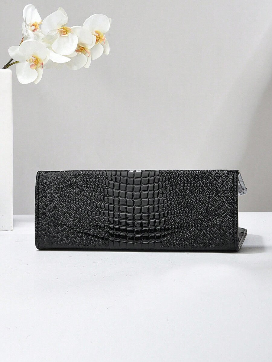 Elegant Large-Capacity Square Bag for Women, Versatile Handheld or Crossbody, Ideal Gift for Mothers, Office, Work or Business Use, Mommy Must-Have