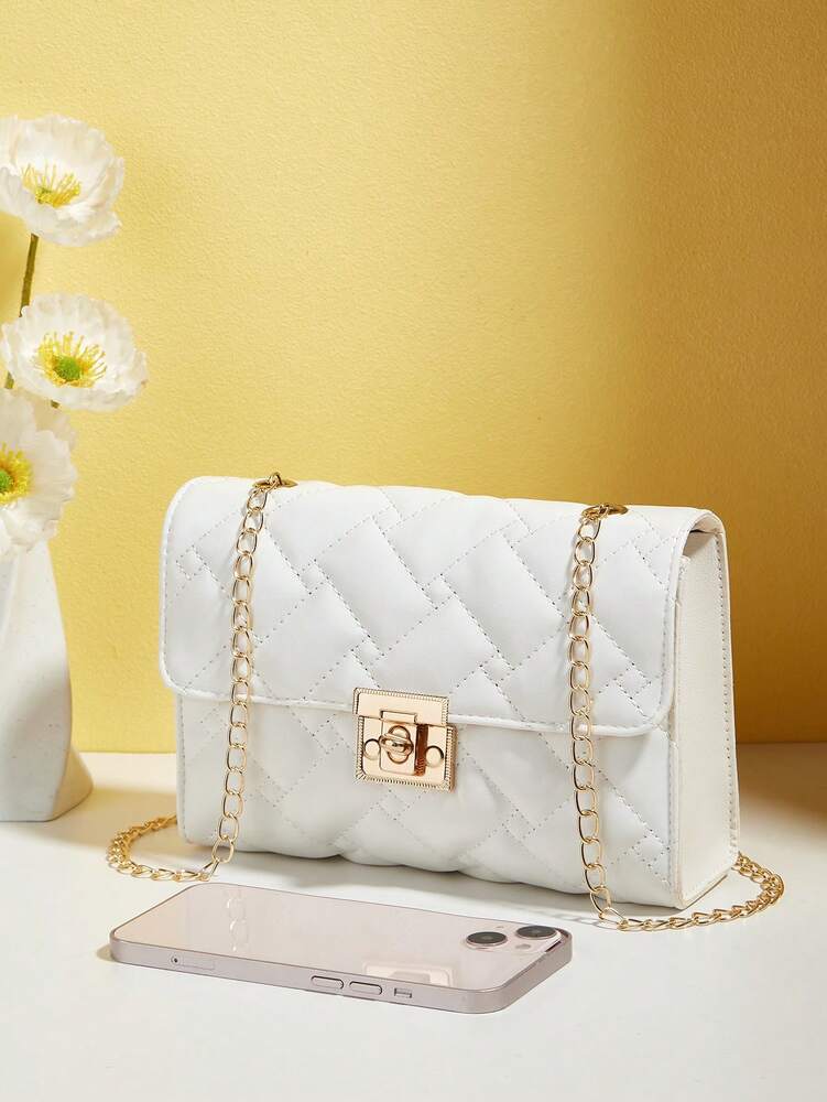 Diamond Pattern Mini Phone Crossbody Bag for Women, Sleek and Stylish Small Shoulder Bag, Ideal for Shopping, Work, Travel or Casual Outings