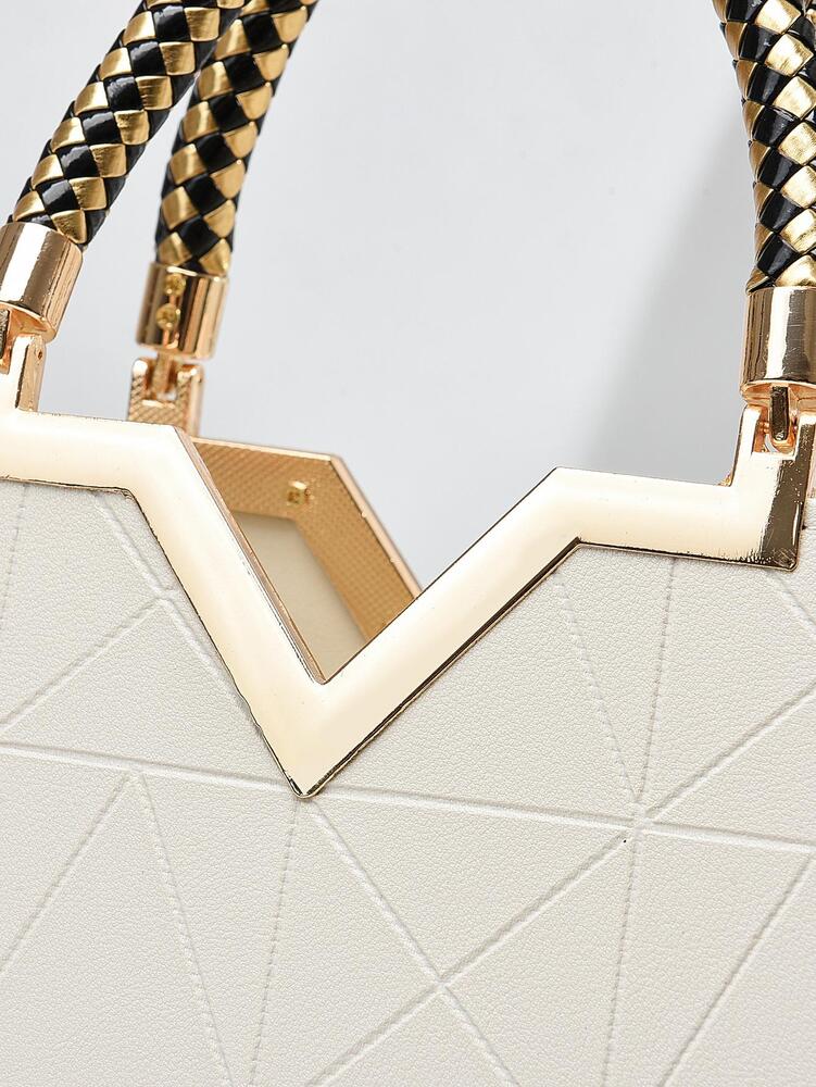 Elegant Large-Capacity Square Bag for Women, Versatile Handheld or Crossbody, Ideal Gift for Mothers, Office, Work or Business Use, Mommy Must-Have