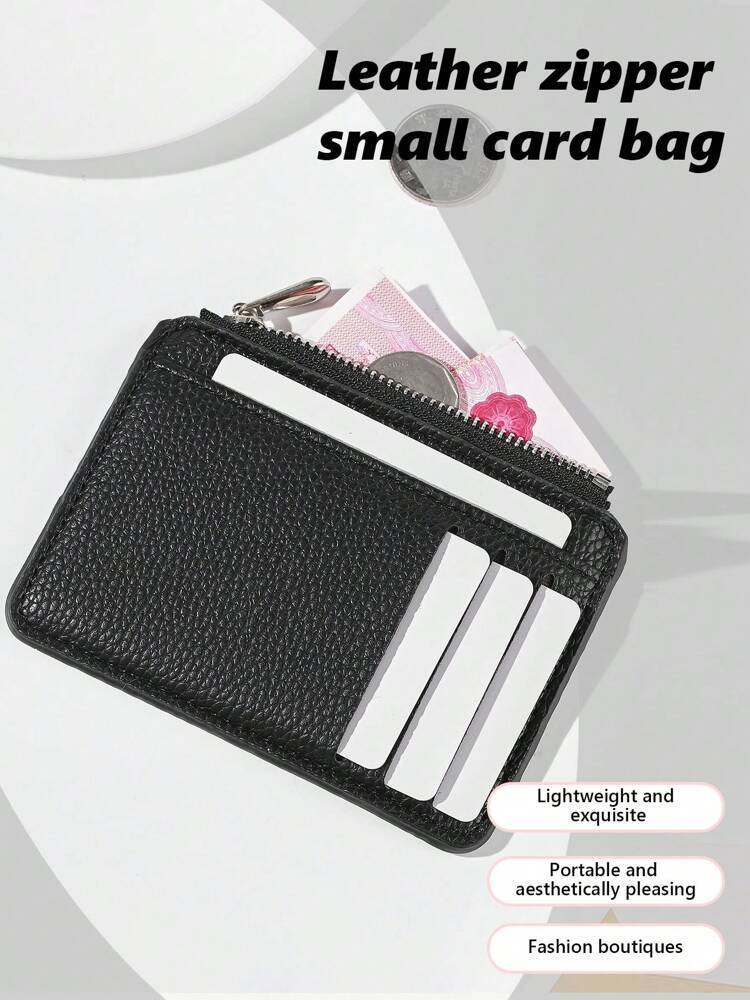 Elegant Slim Bifold Wallet for Women with 6 Card Slots and Coin Pocket, Minimalist Design, Ideal Birthday or Anniversary Gift, Lightweight Everyday Purse