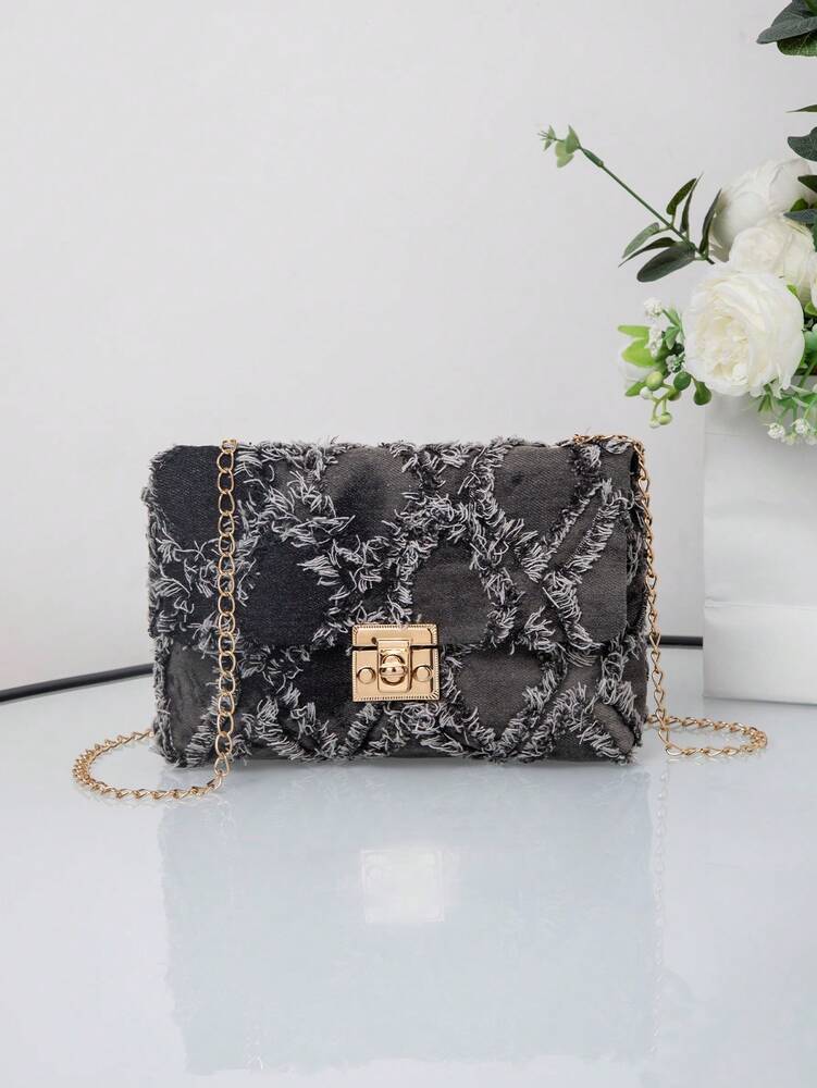 Chic European-Style Mini Square Shoulder Bag for Women, Versatile Crossbody Purse for Spring and Summer, Sweet and Elegant Everyday Fashion