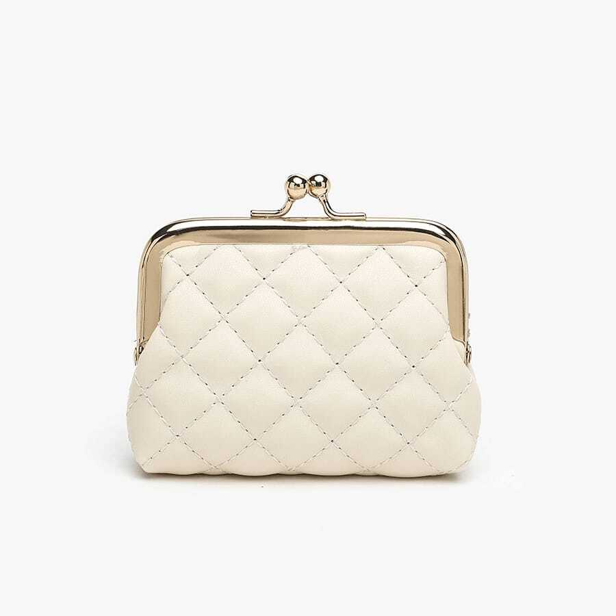 Compact PU Leather Coin Purse for Women, Small Key and Card Holder Clip Bag, Lightweight Mini Wallet, Ideal for Daily Use, Travel or Gifts