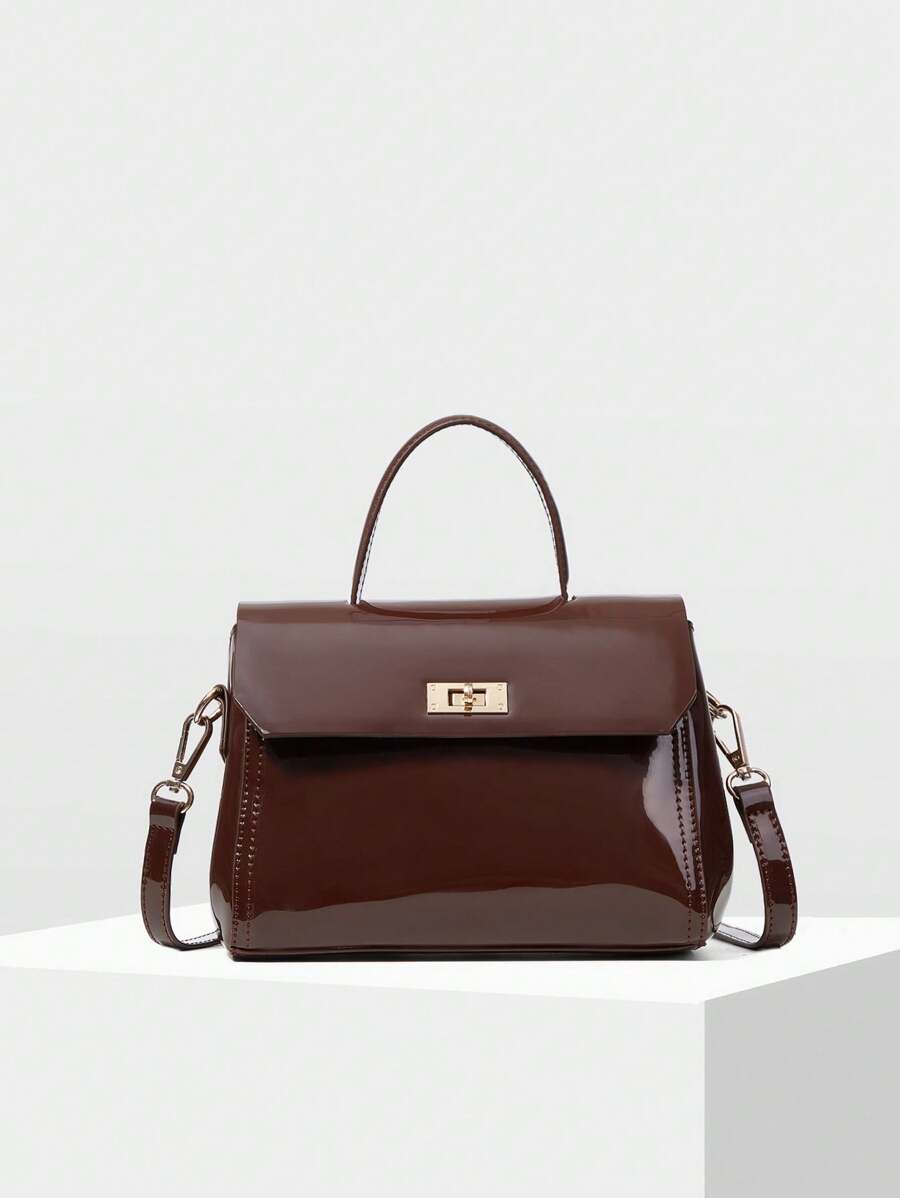 Minimalist Premium Handbag for Women, Suitable for Daily Commute and Business Casual Looks, Sleek Structured Design, Lightweight Shoulder Bag