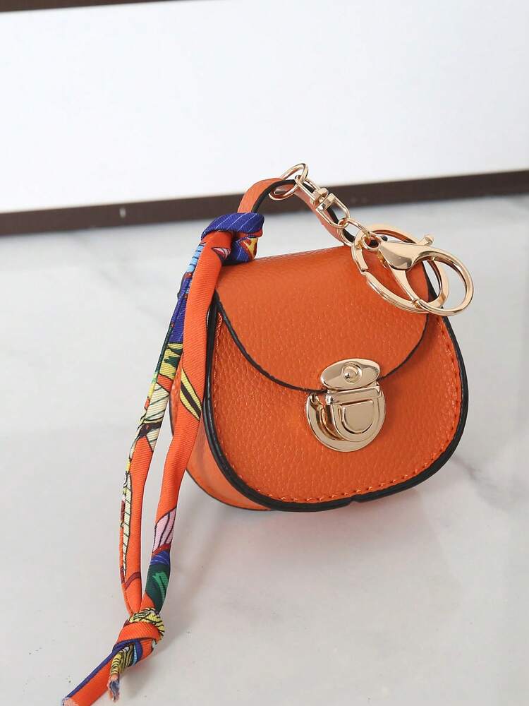 Saddle-Shaped Mini Multi-Function Pouch for Women, Small Elegant Bag for Earphones and Keys, High-Quality Gift for Daily Use or Special Occasions