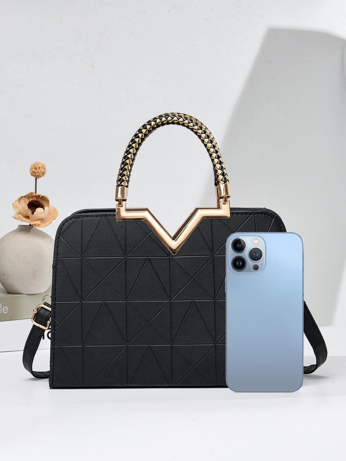 Elegant Large-Capacity Square Bag for Women, Versatile Handheld or Crossbody, Ideal Gift for Mothers, Office, Work or Business Use, Mommy Must-Have