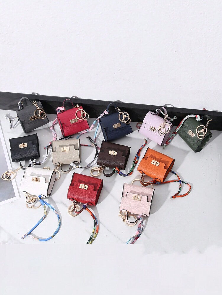 Mini Wristlet Wallet with Bluetooth Earbud Case Function, Portable Multi-Use Pouch with Strap, Ideal Gift for Women, Lightweight and Versatile Coin Bag