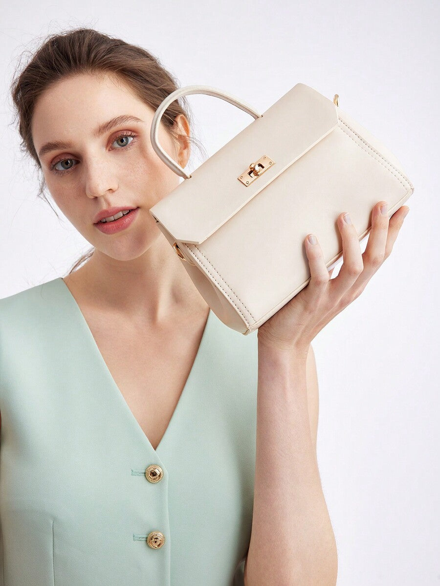 Minimalist Premium Handbag for Women, Suitable for Daily Commute and Business Casual Looks, Sleek Structured Design, Lightweight Shoulder Bag