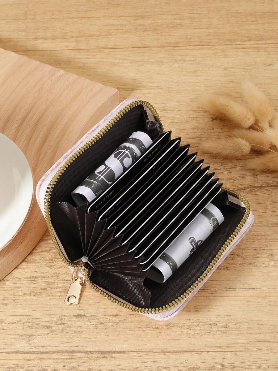 Versatile Love Pattern Coin Wallet and Multi-Card Organizer for Women and Girls, Ideal Birthday or Valentine Gift, Slim Lightweight Purse for School or Office