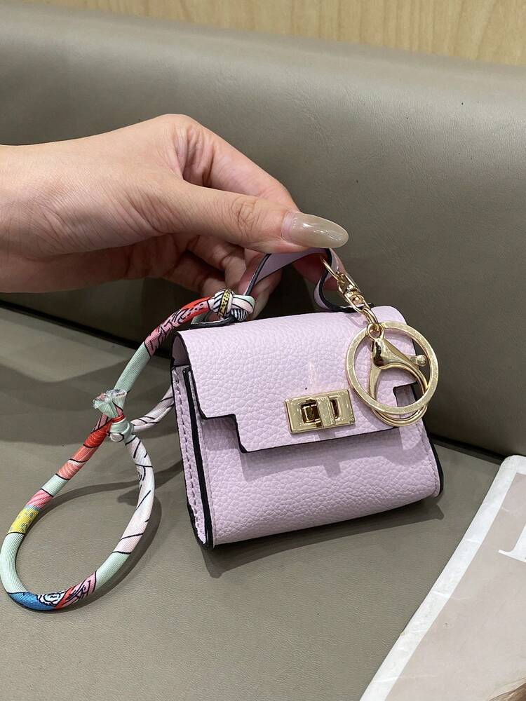 Mini Wristlet Wallet with Bluetooth Earbud Case Function, Portable Multi-Use Pouch with Strap, Ideal Gift for Women, Lightweight and Versatile Coin Bag