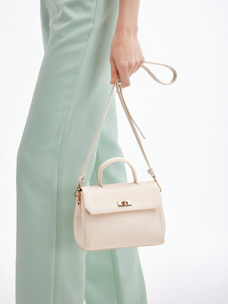 Minimalist Premium Handbag for Women, Suitable for Daily Commute and Business Casual Looks, Sleek Structured Design, Lightweight Shoulder Bag