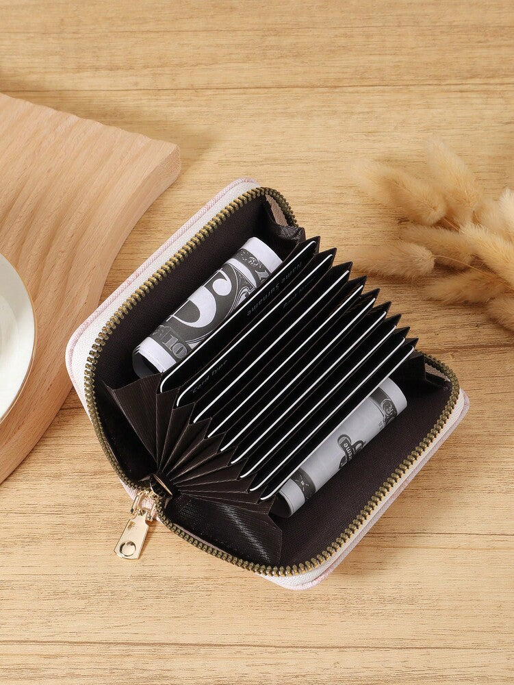 Versatile Love Pattern Coin Wallet and Multi-Card Organizer for Women and Girls, Ideal Birthday or Valentine Gift, Slim Lightweight Purse for School or Office