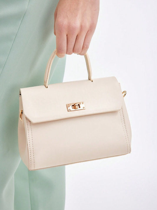 Minimalist Premium Handbag for Women, Suitable for Daily Commute and Business Casual Looks, Sleek Structured Design, Lightweight Shoulder Bag