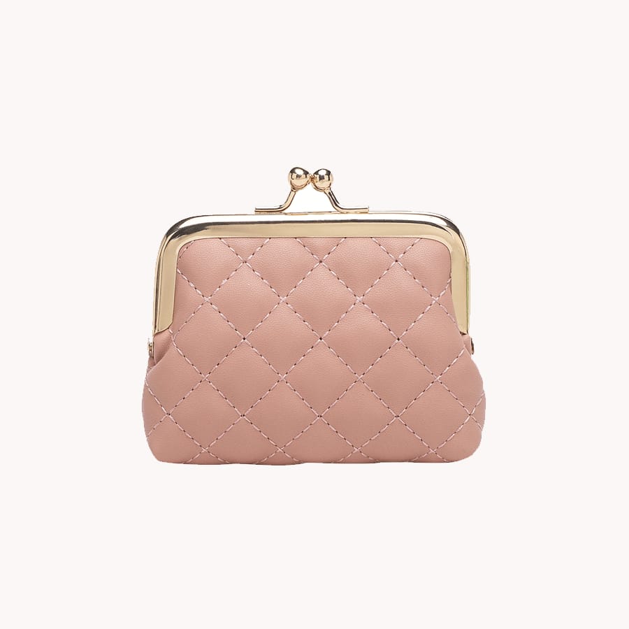 Compact PU Leather Coin Purse for Women, Small Key and Card Holder Clip Bag, Lightweight Mini Wallet, Ideal for Daily Use, Travel or Gifts