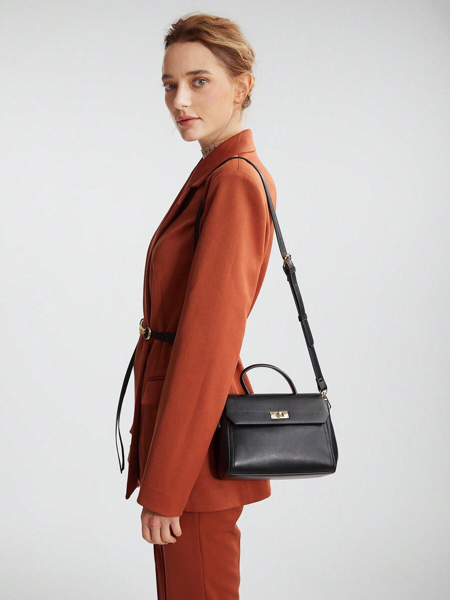 Minimalist Premium Handbag for Women, Suitable for Daily Commute and Business Casual Looks, Sleek Structured Design, Lightweight Shoulder Bag