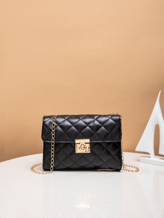 Diamond Pattern Mini Phone Crossbody Bag for Women, Sleek and Stylish Small Shoulder Bag, Ideal for Shopping, Work, Travel or Casual Outings